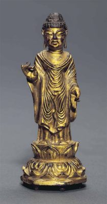 Stehende Bodhisattva-Skulptur: Ein Meisterwerk buddhistischer Bildhauerei aus dem 8. Jahrhundert!